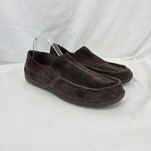 crocs Men's 14756 Santa CZ SDE Loafer Brown Suede 13
